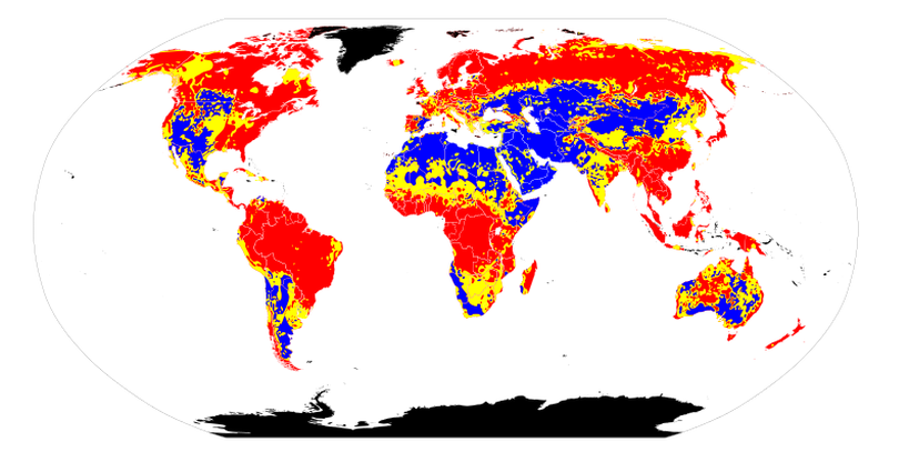 Soil pH maps from World. Author: Ninjatacoshell
