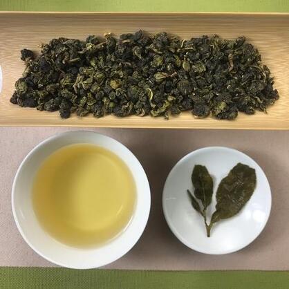 Jasmine Green Tea Leaf and Tea Soup